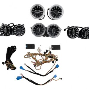 AC Vent Grilles SET Front and Rear Side 64 colors suitable for Mercedes S-Class W222 (2013-2020)