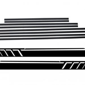 Add On Door Moldings Strips suitable for Mercedes G-Class W463 (1989-2017) with Side Decals Sticker Vinyl Matte Black