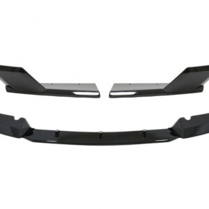 Aero Body Kit Front Bumper Lip and Rear Splitters suitable for BMW F95 X5M Competition (2018-up) Piano Black