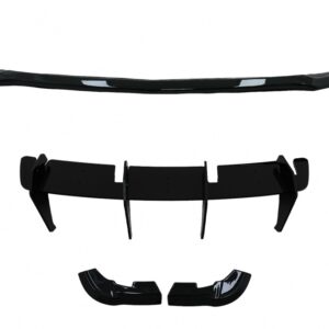 Aero Body Kit suitable for Mercedes A-Class W176 Sport Line (2015-2018) Piano Black