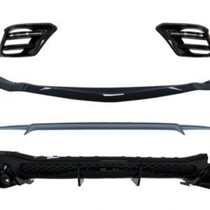 Aero Body Kit suitable for Mercedes S-Class W223 Limousine Sport Line (2020-up) Piano Black