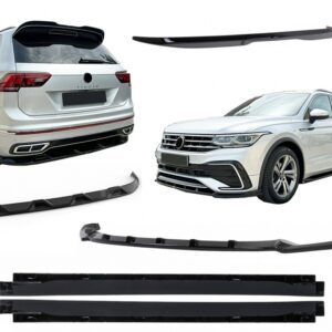 Aero Body Kit suitable for VW Tiguan II Mk2 R/ R Line Facelift (2020-2024) Black