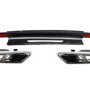Air Diffuser Exhaust Muffler Tips suitable for Mercedes S-Class W222 Sport Line Package (2013-06.2017) S65 Design