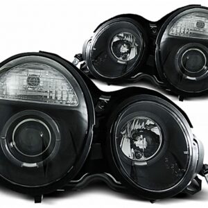Angel Eyes Headlights suitable for Mercedes E-Class W210 S210 (1995-05.1999) Black