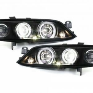 Angel Eyes Headlights suitable for Opel Vectra B (1999-2002) Black