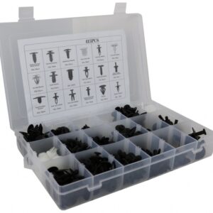 Auto Clips Plastic fasteners Kit 415 pcs