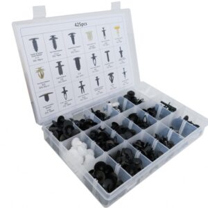 Auto Clips Plastic Fasteners Kit 425 pcs