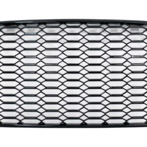 Badgeless Central Grille suitable for Audi A6 C7 4G Facelift (2014-2018) Shiny Black