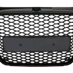 Badgeless Front Grille suitable for Audi A1 8X (2010-2014) RS1 Design Piano Black