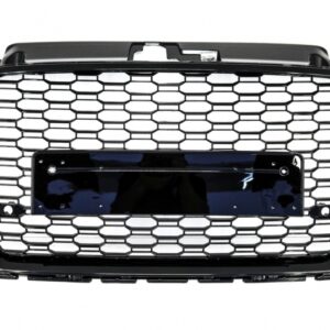 Badgeless Front Grille suitable for Audi A3 8V Facelift (2017-2018) RS3 Design Piano Black