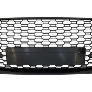 Badgeless Front Grille suitable for Audi A4 B9 8W (2016-2018) Sedan Avant RS Design Piano Black