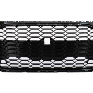 Badgeless Front Grille suitable for Audi A4 B9 8W 2nd Facelift (2020-Up) Sedan Avant RS Design Piano Black