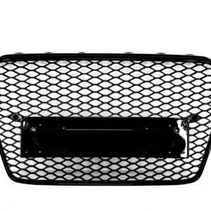 Badgeless Front Grille suitable for Audi A5 8T (2012-2015) RS Design Piano Black