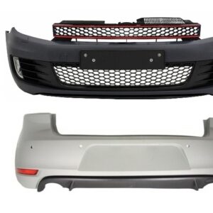 Body Kit Bumper suitable for VW Golf VI Golf 6 (2008-2013) with Side Skirts GTI Design