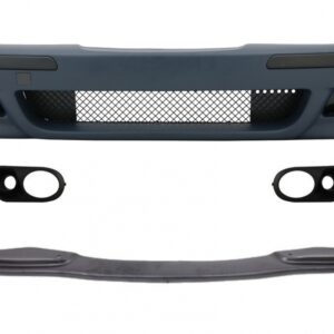Body Kit Front Bumper Spoiler Fog Lights Clear/Chrome Covers suitable for BMW E39 5 Series 95-03 M5 Design