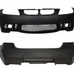 Body Kit suitable for BMW 3 Series E90 (2004-2008) Front and Rear Bumper without Fog Lamps with Side Skirts Non LCI M3 Design