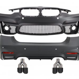 Body Kit suitable for BMW 3 Series F30 (2011-2019) EVO II M3 CS Design with Carbon Fiber Exhaust Muffler Tips