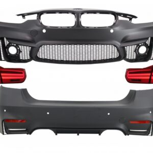 Body Kit suitable for BMW 3 Series F30 (2011-2019) with LED Taillights Dynamic Sequential Turning Light EVO II M3 CS Design