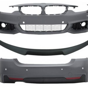 Body Kit suitable for BMW 4 Series F32 Coupe (2013-up) with Trunk Spoiler Matte Black Sport Design