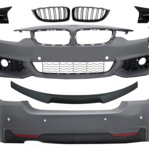 Body Kit suitable for BMW 4 Series F32 Coupe (2013-up) Trunk Spoiler with Central grilles and Mirror Covers Sport Design
