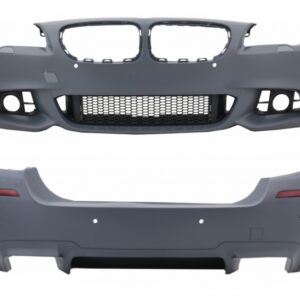 Body Kit suitable for BMW 5 Series F10 Sedan LCI (2015-2017) with Side Skirts and Fog Light Cover M-Tech Design
