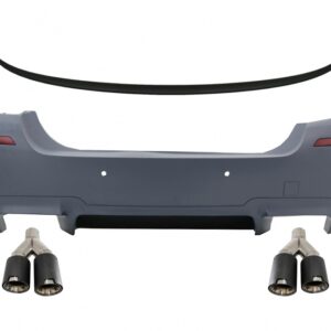 Body Kit suitable for BMW 5 Series F10 (2011-2017) M5 Design with Dual Twin Exhaust Muffler Tips Carbon Fiber