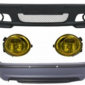 Body Kit suitable for BMW E46 Sedan (1998-2004) Bumper With PDC and Fog Lights Yellow M-Technik Design