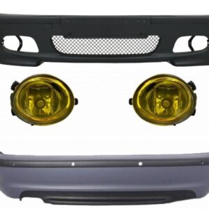 Body Kit suitable for BMW E46 Sedan (1998-2004) Bumper With PDC Side Skirts + Fog Lights Yellow M-Technik Design