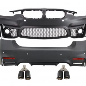 Body Kit suitable for BMW F30 (2011-2019) EVO II M3 CS Design with Dual Twin Exhaust Muffler Tips Carbon