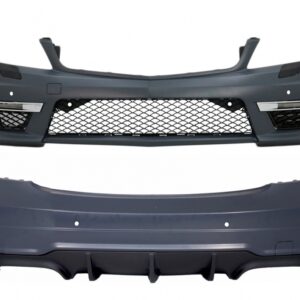 Body Kit suitable for Mercedes C-Class W204 (2007-2015) Facelift C63 Design