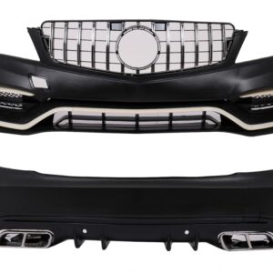 Body Kit suitable for Mercedes C-Class W204 (2007-2015) Conversion to W205 C63 Design