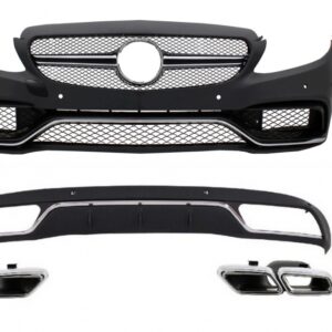 Body Kit suitable for MERCEDES C-Class W205 S205 (2014-2018) Standard Ed. C63 Design