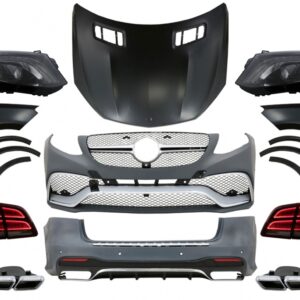 Body Kit suitable for Mercedes M-Class W166 (2012-2015) Conversion to GLE