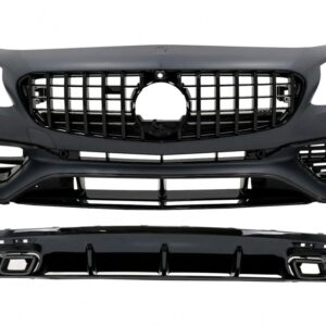 Body Kit suitable for Mercedes S-Class Coupe C217 Sport Line (2015-2021) S63 Design All Black