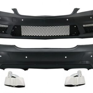 Body Kit suitable for Mercedes S-Class W221 (2005-2011) LWB Side Skirts Exhaust Muffler Tips