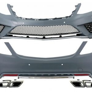 Body Kit suitable for Mercedes S-Class W222 (2013-06.2017) Long Version with Exhaust Muffler Tips S63 Design Chrome Special Edition
