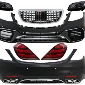 Body Kit suitable for Mercedes S-Class W222 Facelift (2013-06.2017) S63 Look with LED Lights