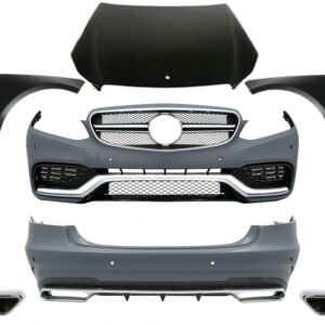 Body Kit suitable for Mercedes W212 E-Class Facelift (2013-up) E63 Design with Exhaust Muffler Tips