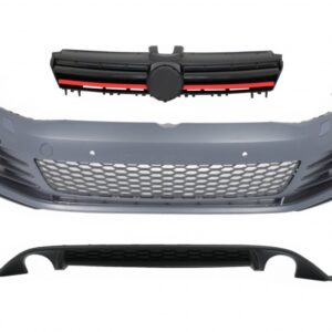 Body Kit suitable for VW Golf 7 VII (2013-2016) GTI Look with Front Grille Side Skirts and Rear Diffuser