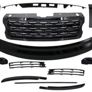 Body Kit Trims & Grille Pack suitable for Land Range Rover Vogue IV L405 (2013-2017) Autobiography Design Black Santorini Edition