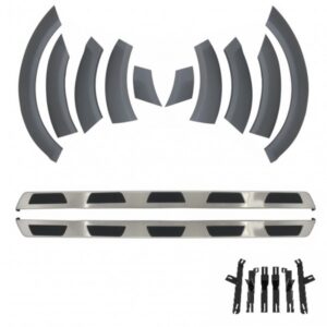 Body Kit Wheel Arches Running boards Side Steps suitable for Audi Q7 4L (2006-2010) Off Road Package Side Strips