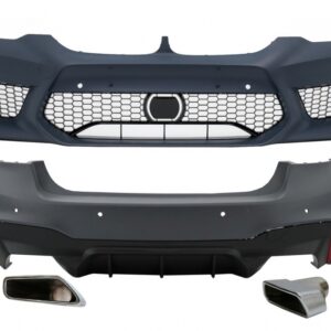 Body Kit with Exhaust Muffler Tips Chrome suitable for BMW 5 Series G30 (2017-2019) M5 Design