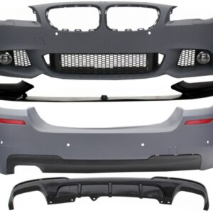 Body Kit with Front Spoiler Lip and Diffuser suitable for BMW 5 Series F10 (2011-2014) M-Performance Design