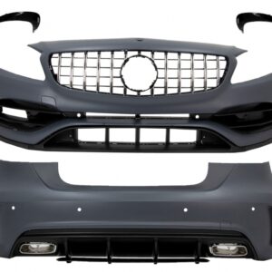 Body Kit with Grille suitable for Mercedes A-Class W176 (2012-2018) Facelift A45 Design