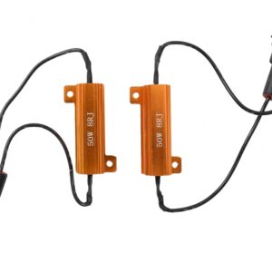 Bulbs Resistors 50W 8RJ CanbusModule Anti Error Dashboard Error Adapter Canceller Set