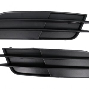 Bumper Lower Grille Covers Side Grilles suitable for Audi A6 C7 4G (2012-2015) Without ACC