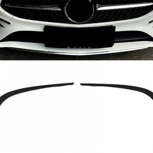 Bumper Splitters Fins Brows Aero Moldings suitable for Mercedes CLS C257 Sport Line (2018-2023) Piano Black