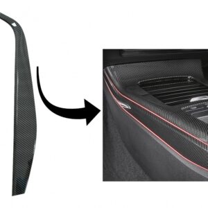 Car Center Console Panel Side Decorative Trim Cover Suitable for Mercedes A-Class W177 V177 (2018-Up) Carbon