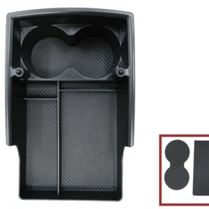 Central Console Storage Box suitable for Tesla Model S (2012-up) Model X (2015-up) Black