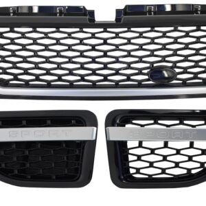 Central Grille and Side Vents Assembly  suitable for Land Rover Range Rover Sport (2005-2008) L320 Autobiography Look All Black Edition